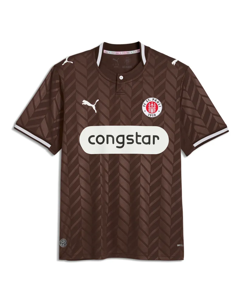 Puma Maglia Home FC St. Pauli 26/27 da uomo, Accessori, Marrone Brown