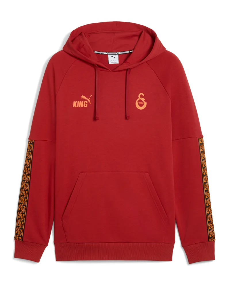 Puma Felpa con cappuccio Galatasaray SK KING da uomo, Accessori, Rosso Red