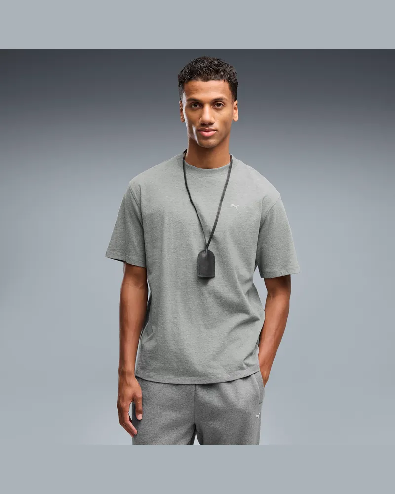Puma T-shirt Select Essentials da uomo, Accessori, Grigio Gray