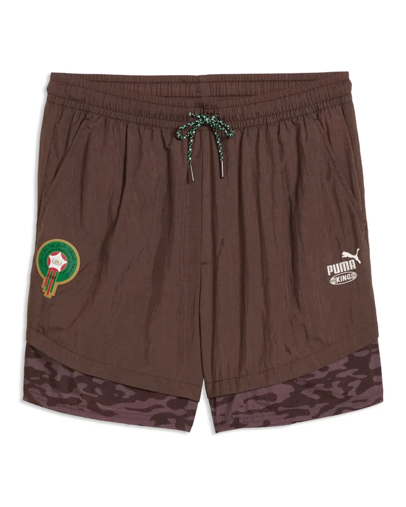 Puma Shorts  x MAROCCO x SALEHE BEMBURY KING dal taglio morbido da uomo, Accessori, Marrone Brown