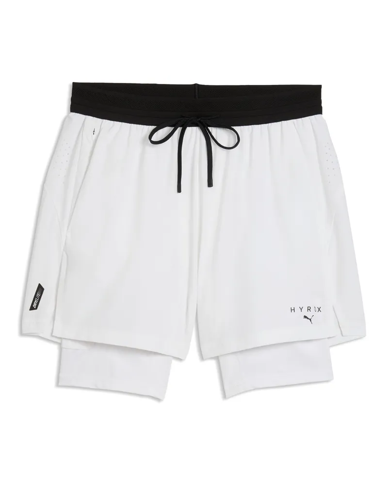 Puma Shorts  x HYROX DRYELITE 2-in-1 da uomo, Accessori, Bianco White