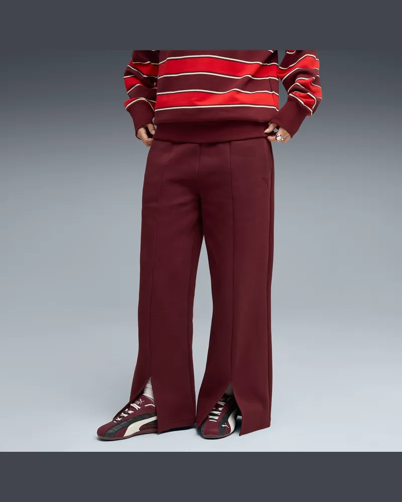Puma Pantaloni Wardrobe Essentials vestibilità comoda da donna, Abbigliamento, Rosso Red