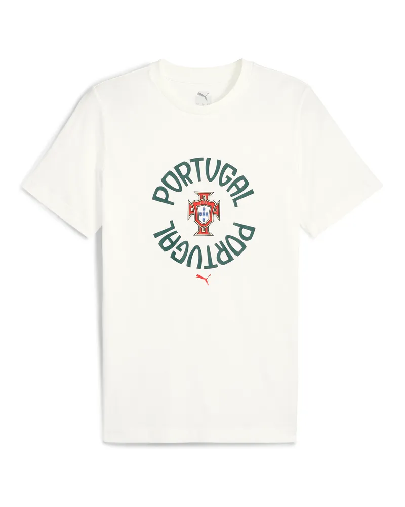Puma T-shirt Portogallo ftblNRGY da uomo, Accessori, Bianco White