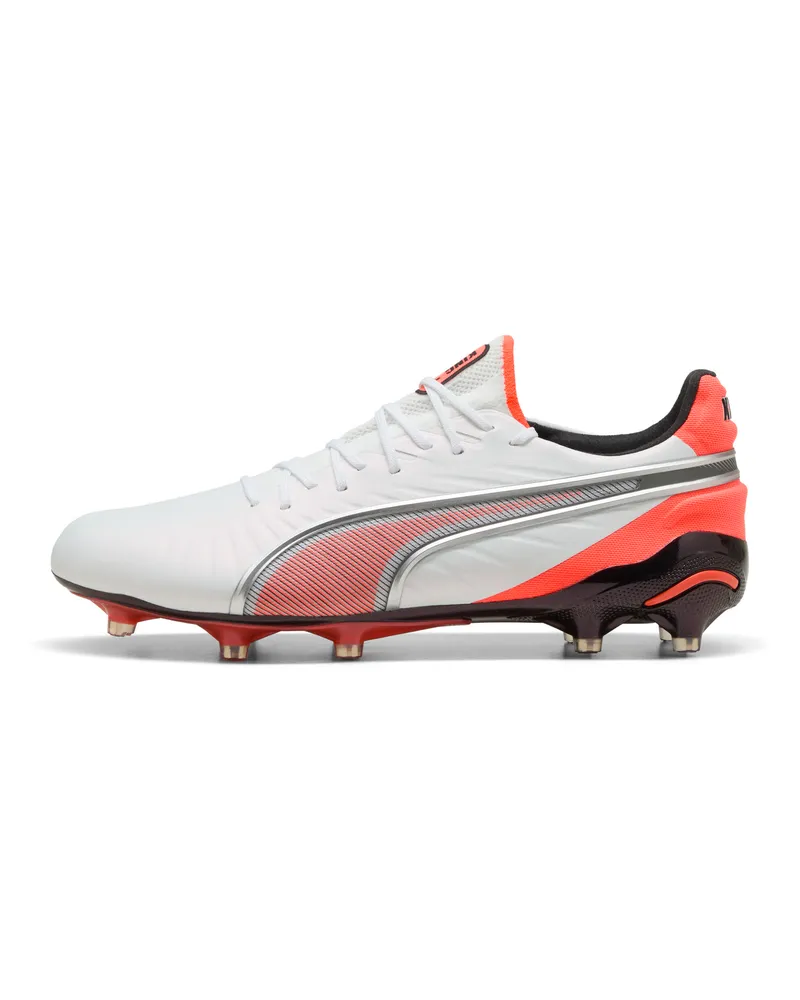 Puma Scarpe da calcio KING ULTIMATE FG/AG unisex, Scarpe, Bianco White