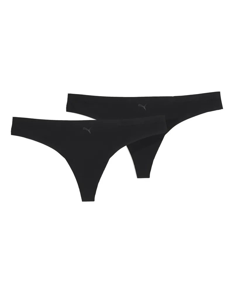 Puma Perizoma  Donna senza cuciture in confezione da 2, Abbigliamento, Nero Black