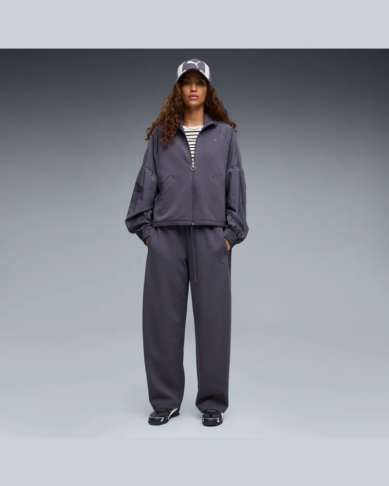 Puma Pantaloni HER dal taglio morbido da donna, Abbigliamento, Grigio Gray