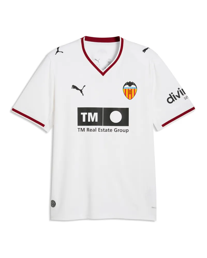 Puma Maglia Home Valencia CF 26/27 da uomo, Accessori, Bianco White