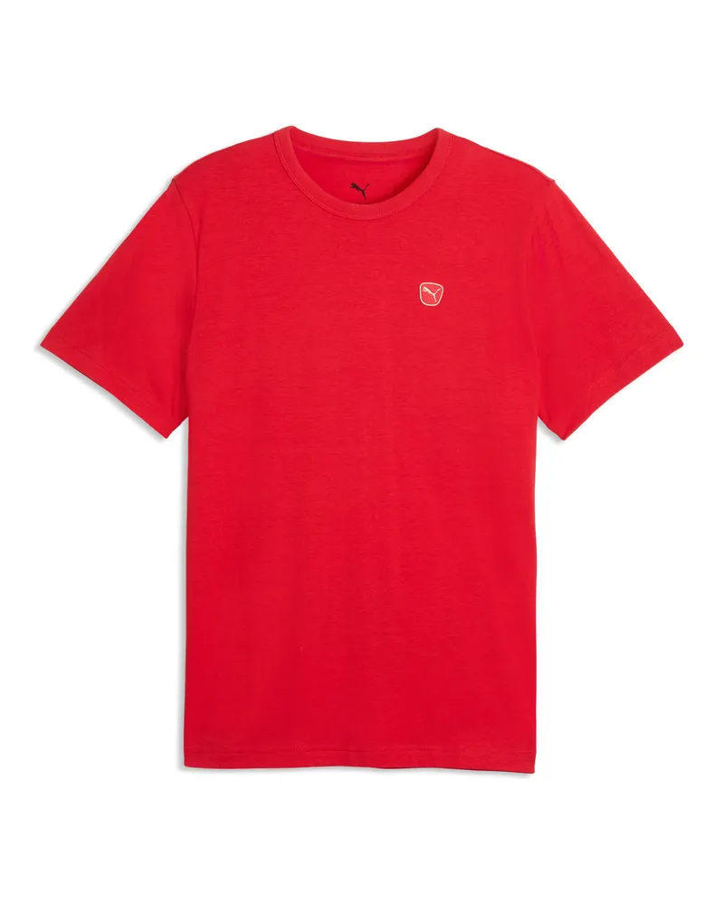 Puma T-shirt da uomo Essentials Elevated, Accessori, Rosso Red