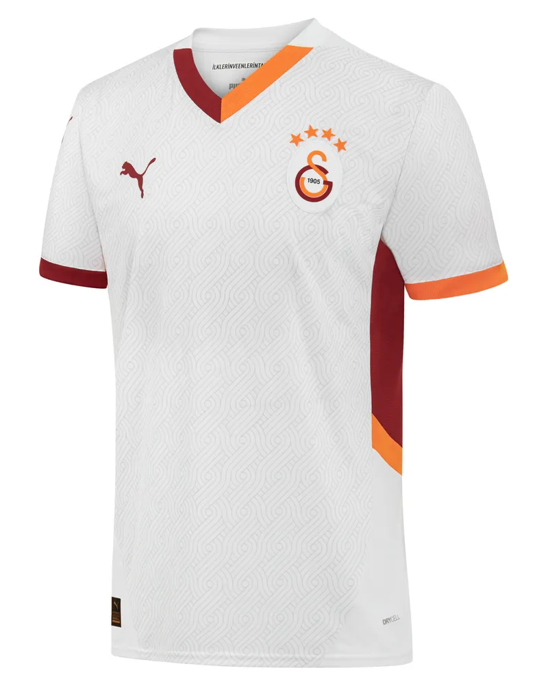 Puma Maglia gara Away Galatasaray SK 24/25 da uomo, Abbigliamento, Bianco White