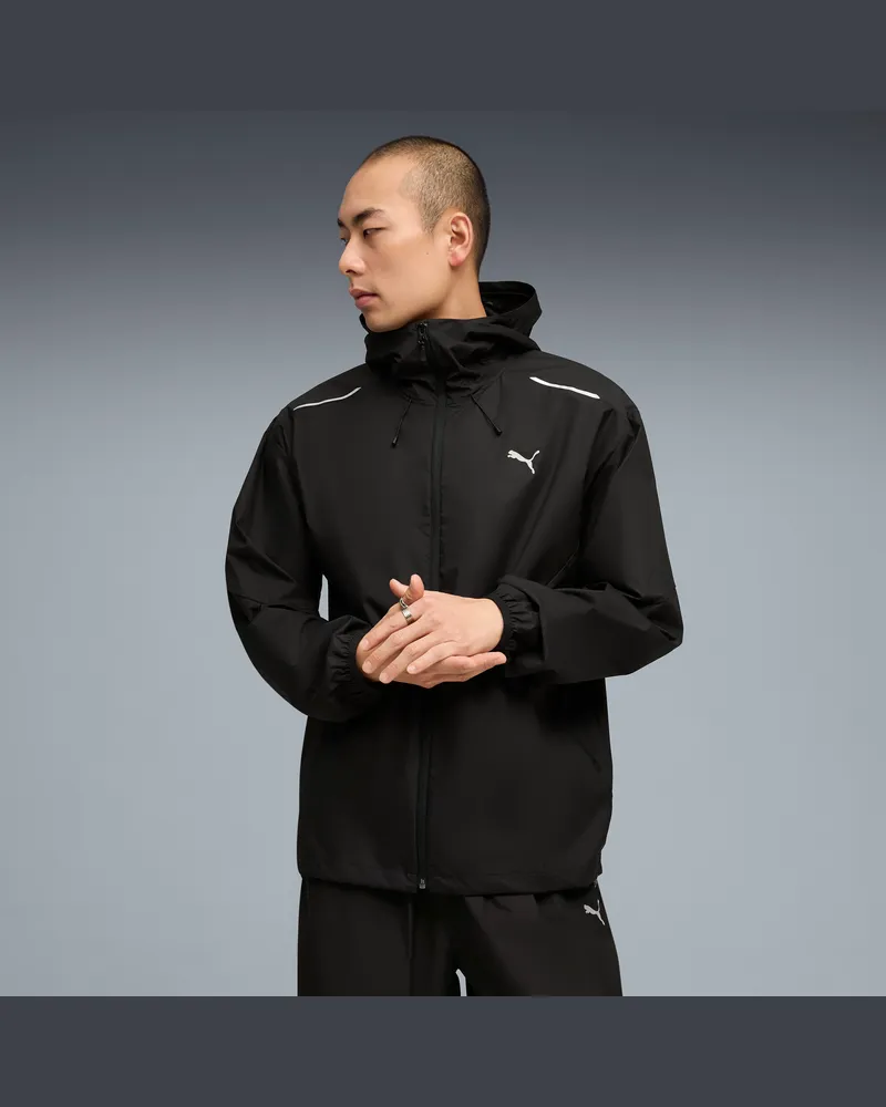 Puma Giacca da corsa TECH vestibilità comoda da uomo, Abbigliamento, Nero Black