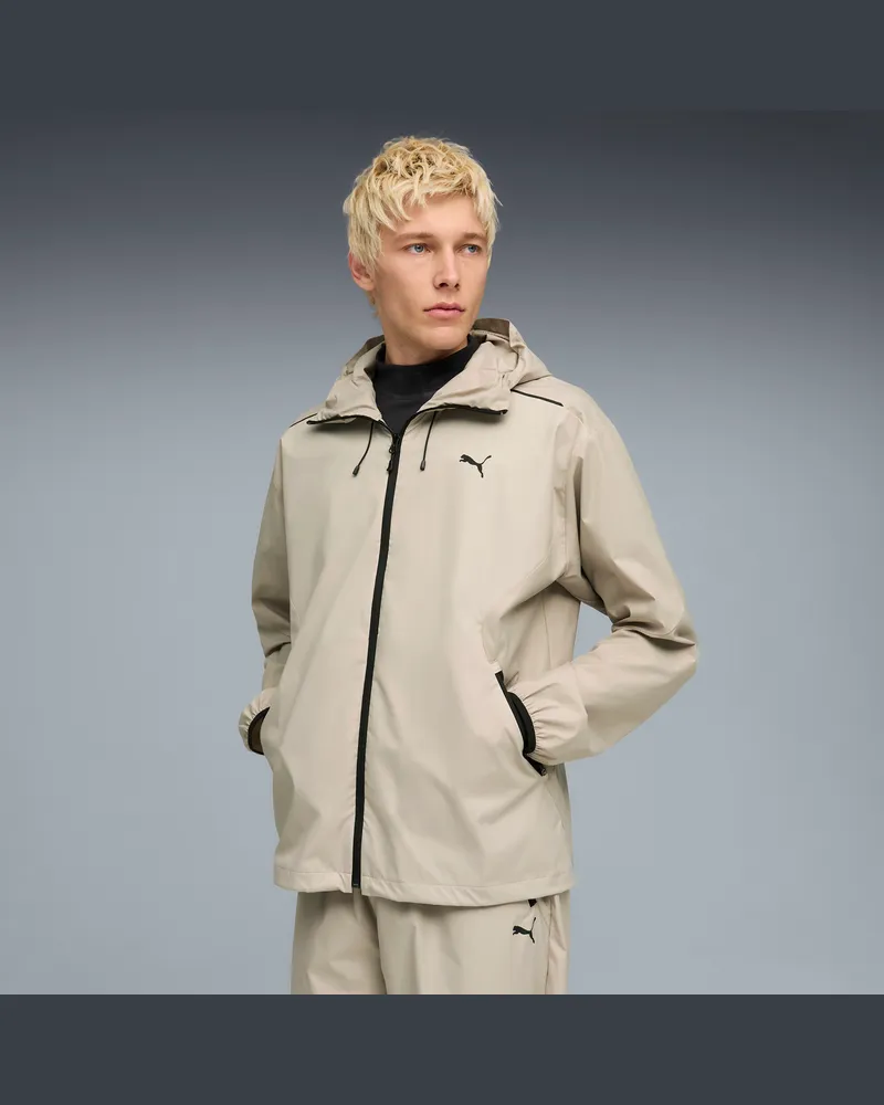Puma Giacca da corsa TECH vestibilità comoda da uomo, Abbigliamento, Beige Beige