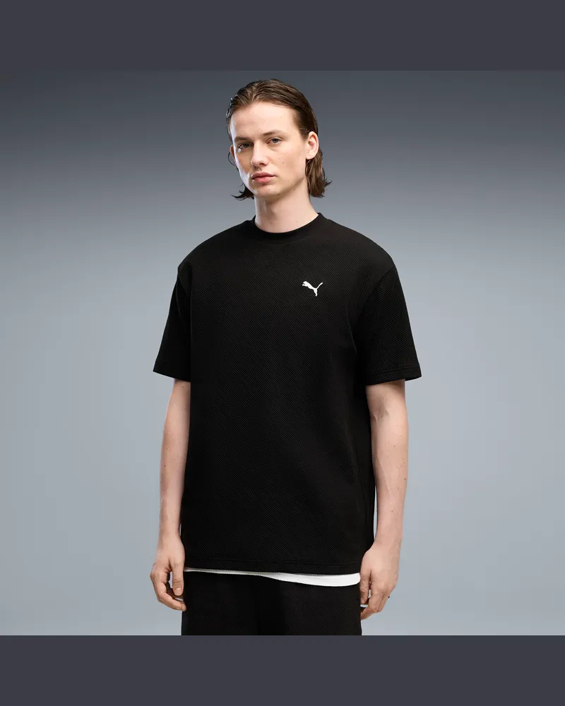 Puma T-shirt Essentials Elevated dal taglio morbido da uomo, Accessori, Nero Black
