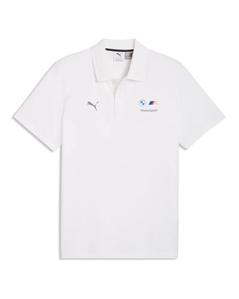 Puma Polo BMW M MOTORSPORT Essentials da uomo, Accessori, Bianco White