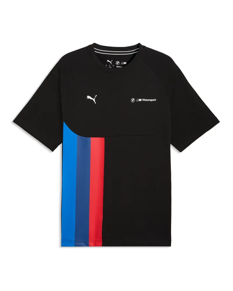 Puma T-shirt BMW M MOTORSPORT TECH-X dal taglio morbido da uomo, Accessori, Nero Black