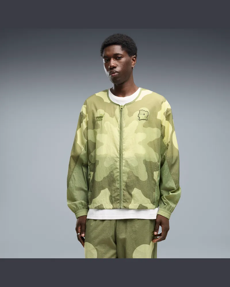 Puma Giacca sportiva  x COSTA D’AVORIO x SALEHE BEMBURY KING da uomo, Abbigliamento, Verde Green