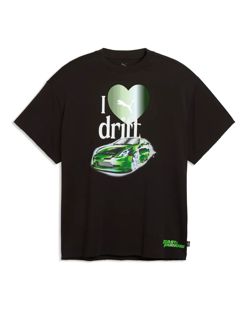 Puma T-shirt da basket  x FAST & FURIOUS dal taglio morbido da uomo, Accessori, Nero Black
