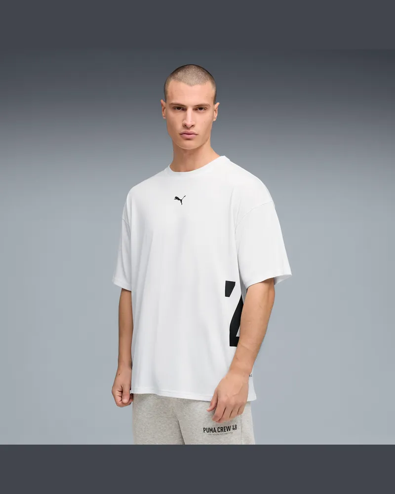 Puma T-shirt oversize Graphics Training da uomo, Abbigliamento, Bianco White