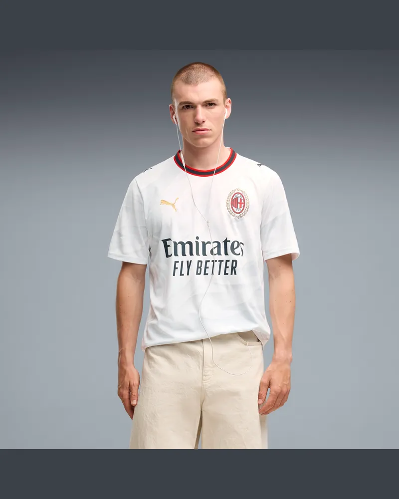 Puma Maglia gara Away AC Milan 26/27 da uomo, Abbigliamento, Bianco White