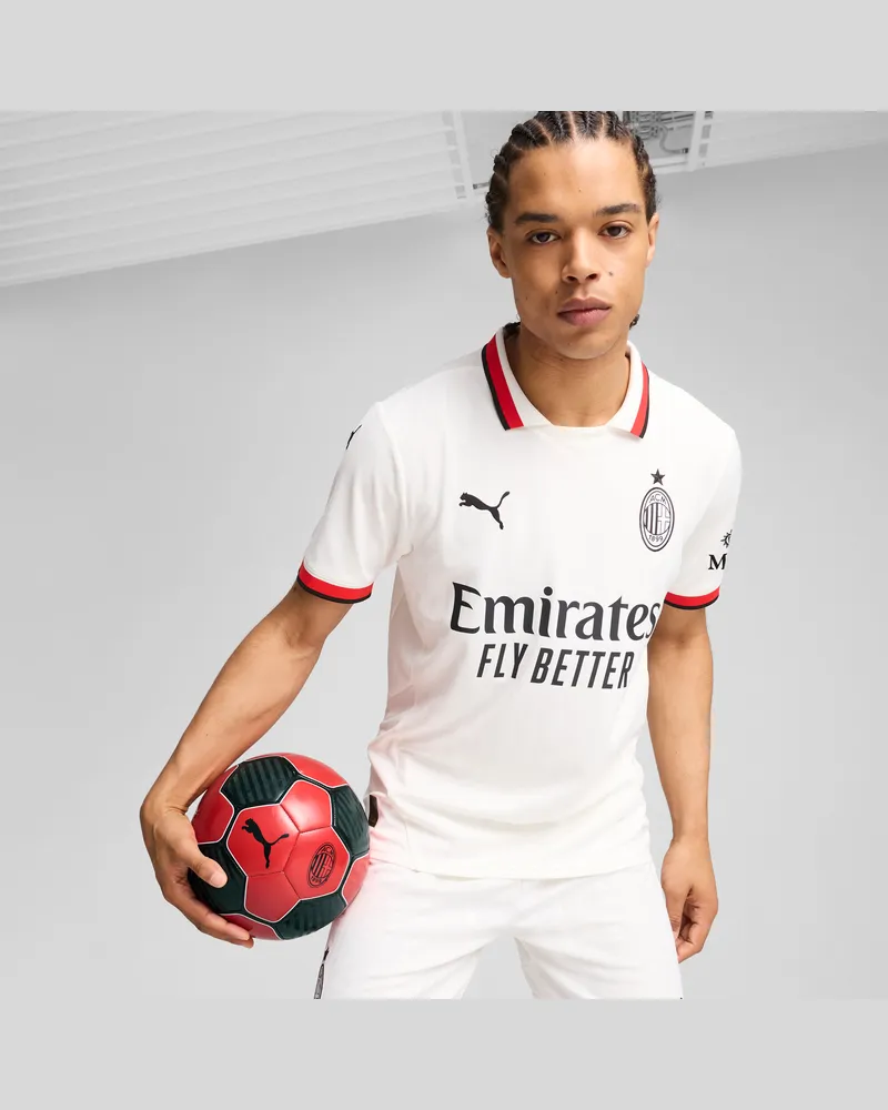 Puma Maglia gara Away AC Milan 24/25 da uomo, Abbigliamento, Bianco White