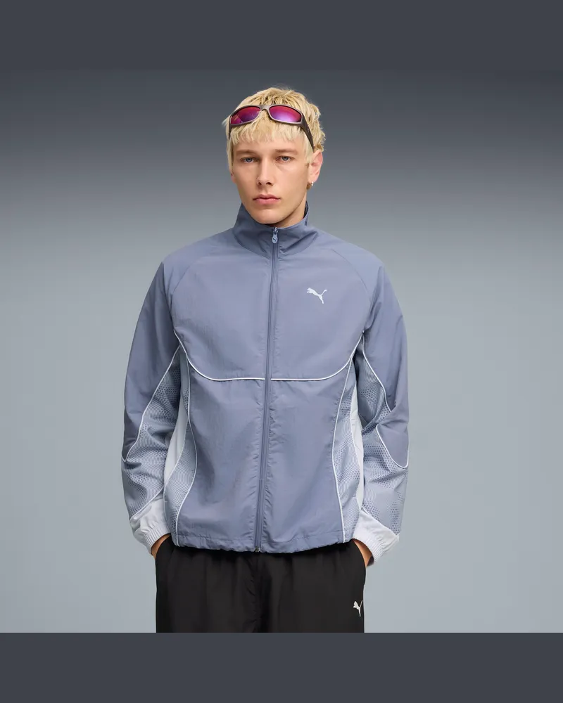 Puma Giacca sportiva TECH-X da uomo, Abbigliamento, Grigio Gray