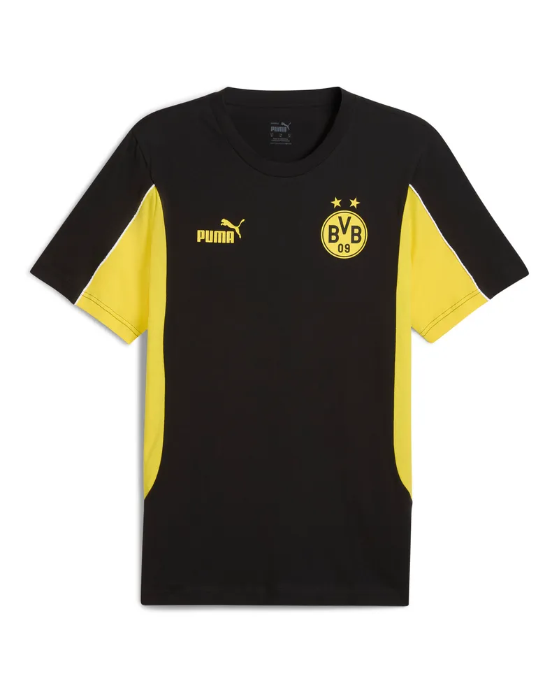 Puma T-shirt Borussia Dortmund ftblARCHIVE da uomo, Accessori, Nero Black