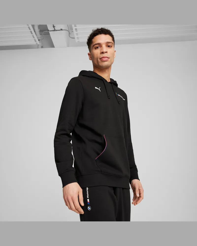 Puma Felpa con cappuccio BMW M Motorsport ESS+ da uomo, Abbigliamento, Nero Black