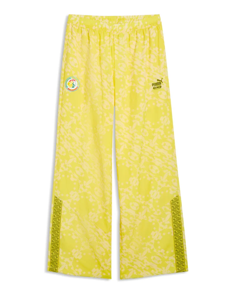 Puma Pantaloni sportivi  x SENEGAL x SALEHE BEMBURY KING da uomo, Accessori, Giallo Yellow