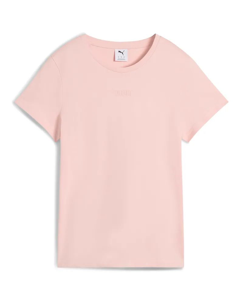 Puma T-shirt Elevated Essentials da donna, Abbigliamento, Rosa Pink