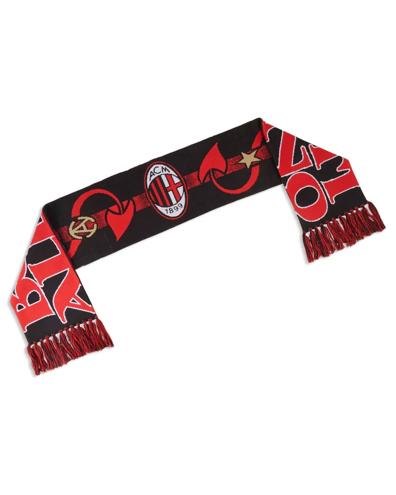 Puma Sciarpa AC MILAN x SLAM JAM, Accessori, Nero Black