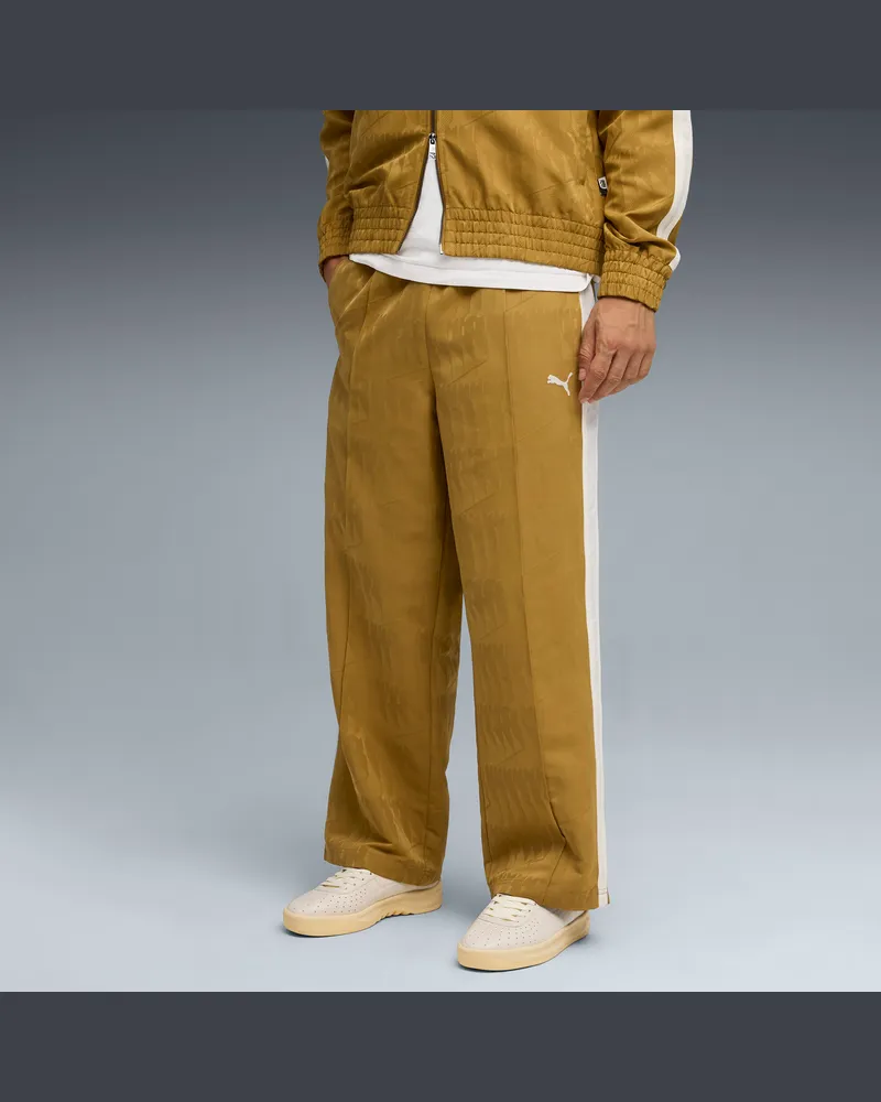 Puma Pantaloni sportivi The NeverWorn V T7 da uomo, Abbigliamento, Marrone Brown