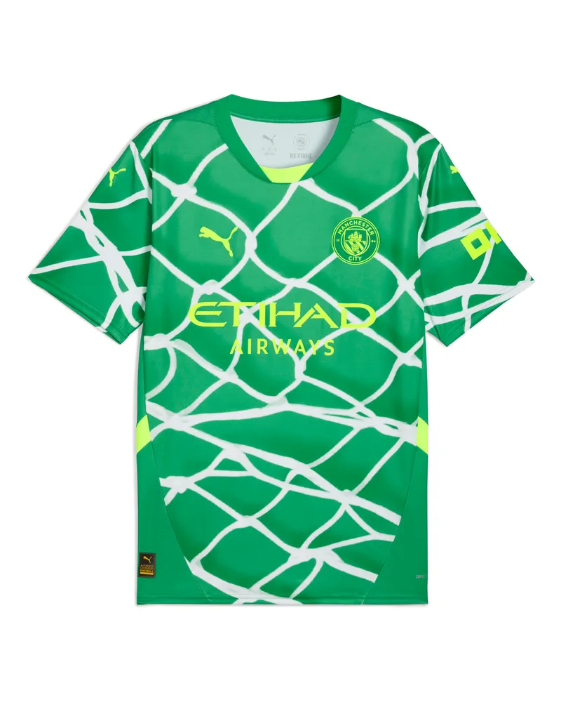 Puma Maglia da portiere Manchester City 24/25 da uomo, Accessori, Verde Green