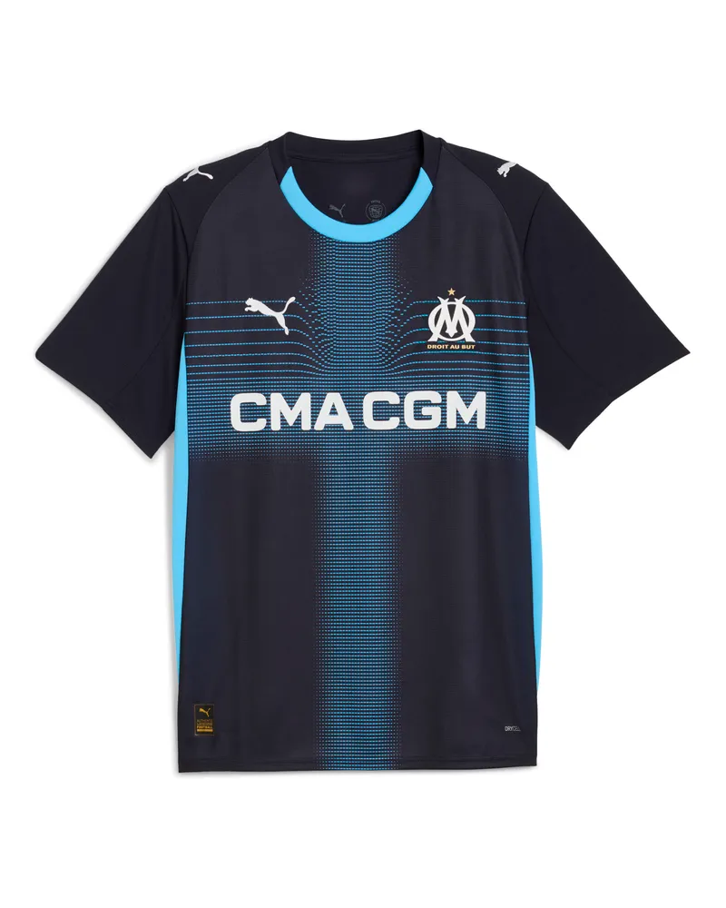 Puma Maglia gara Away Olympique de Marseille 25/26 da uomo, Accessori, Blu Blue