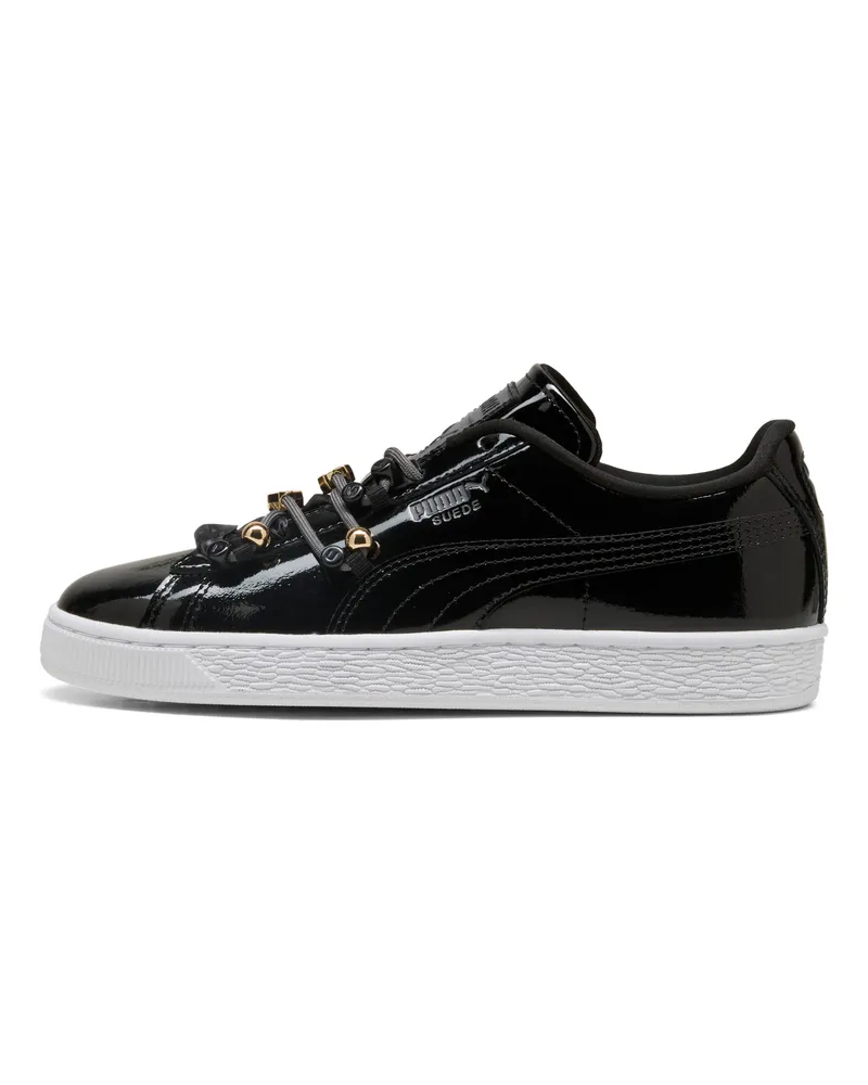 Puma Sneakers Suede Bloom Patent da donna, Scarpe, Nero Black