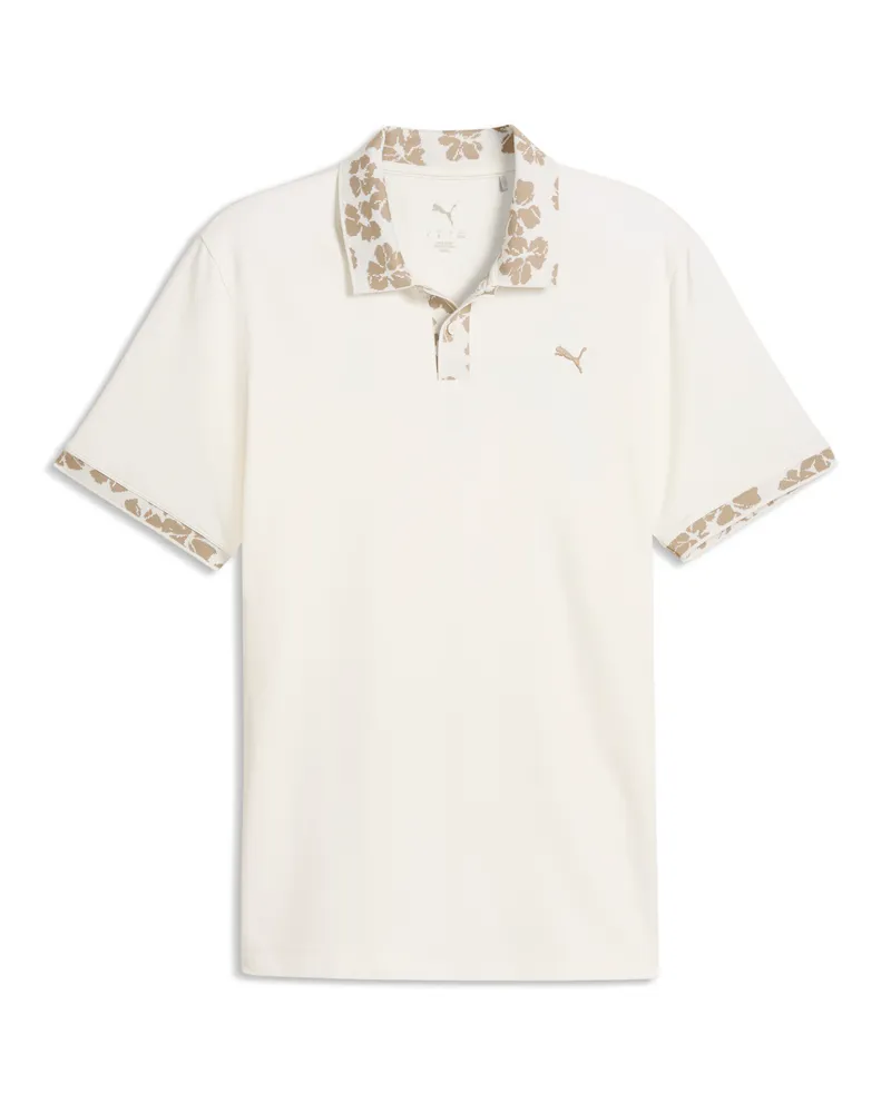 Puma Polo da golf Modalon da uomo, Abbigliamento, Bianco White