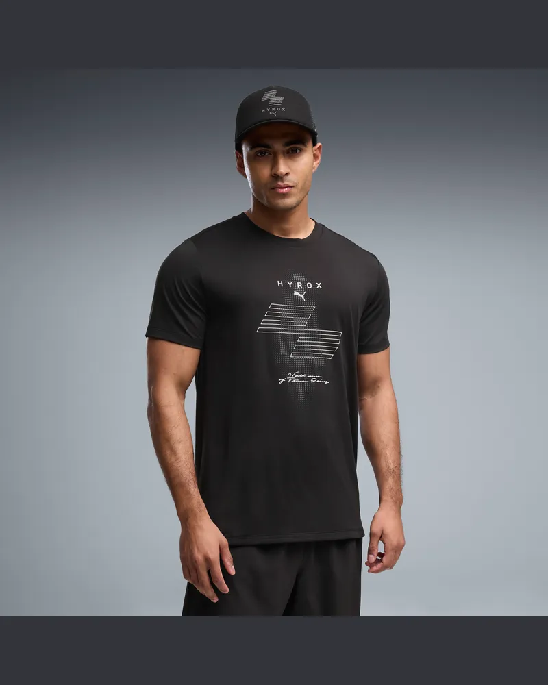 Puma T-shirt  x HYROX CLOUDSPUN ThermoAdapt da uomo, Accessori, Nero Black