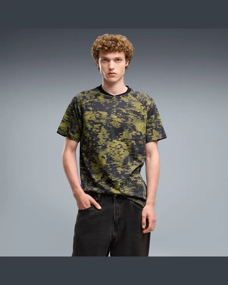 Puma T-shirt  Sport Camo da uomo, Abbigliamento, Marrone Brown