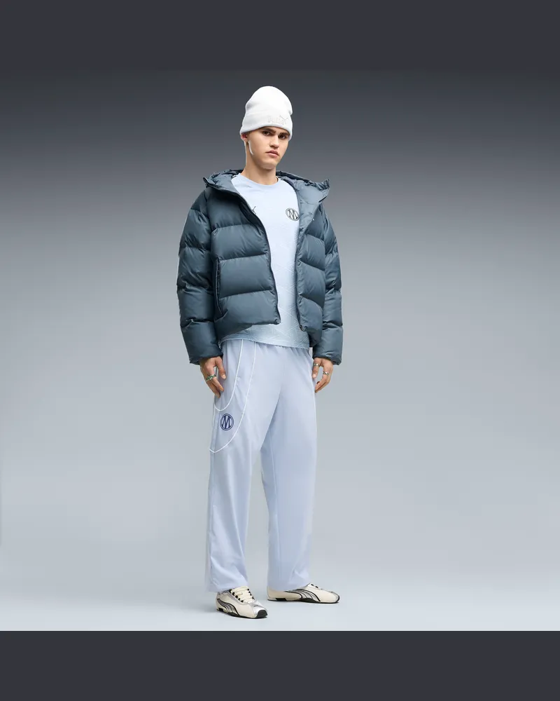 Puma Pantaloni della tuta dal taglio morbido Olympique de Marseille TECH-X da uomo, Abbigliamento, Blu Blue