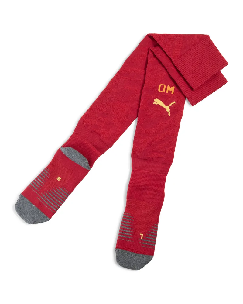 Puma Calzettoni da portiere Olympique de Marseille 25/26 da uomo, Abbigliamento, Rosso Red