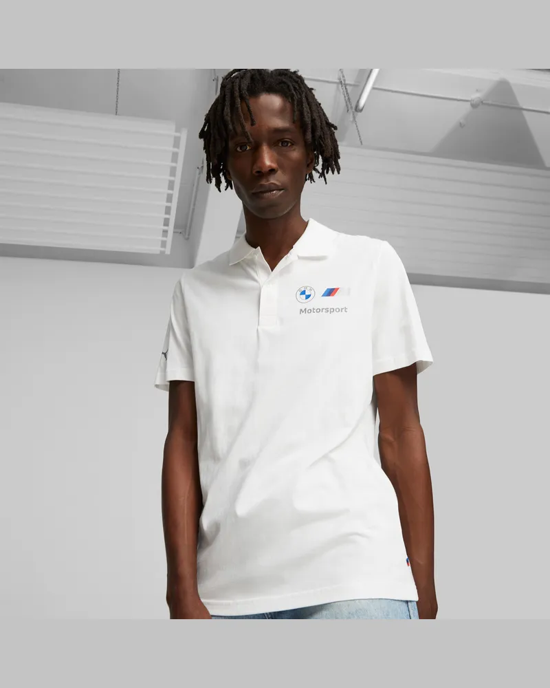 Puma Polo BMW M Motorsport da uomo, Abbigliamento, Bianco White