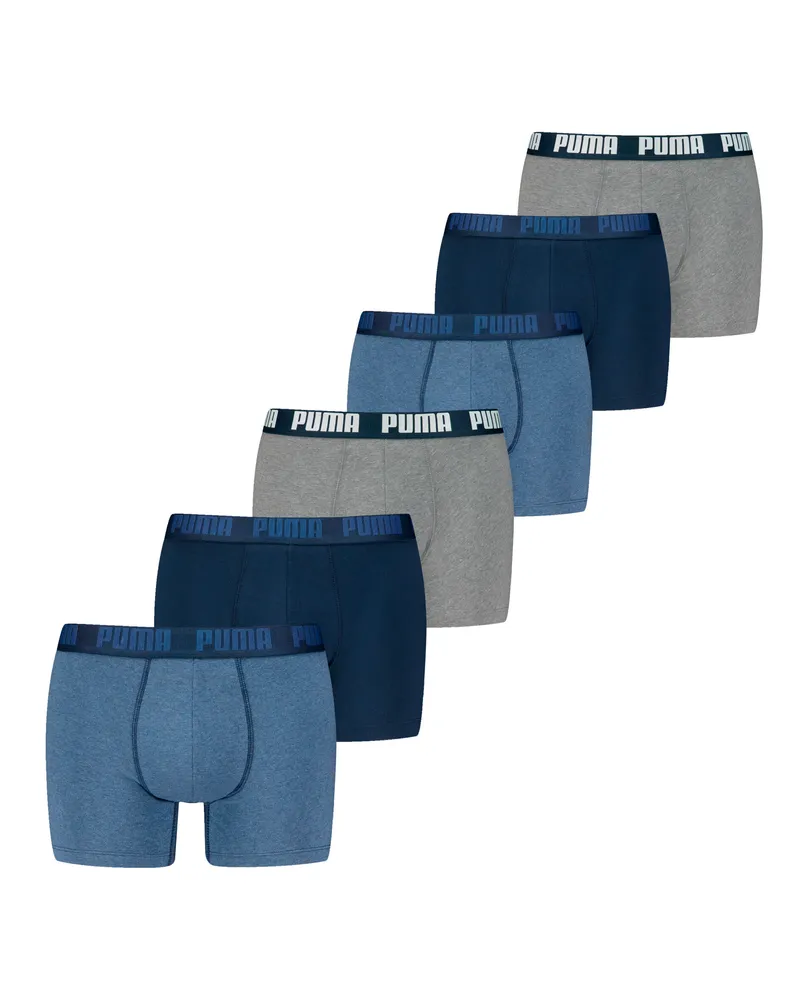 Puma Boxer in confezione da pezzi da uomo, Abbigliamento, Blu Blue