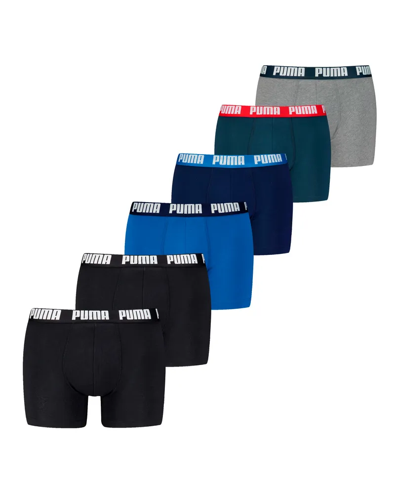 Puma Boxer in confezione da pezzi da uomo, Abbigliamento, Blu Blue