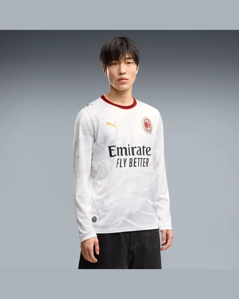 Puma Maglia Away a maniche lunghe AC Milan 26/27 da uomo, Accessori, Bianco White