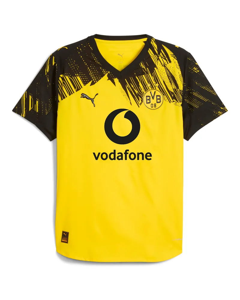 Puma Maglia gara Home Borussia Dortmund Authentic 25/26 da uomo, Accessori, Giallo Yellow