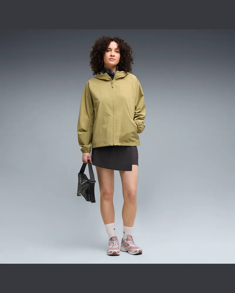 Puma Gonna elasticizzata a 4 vie TECH SENSE da donna, Abbigliamento, Nero Black