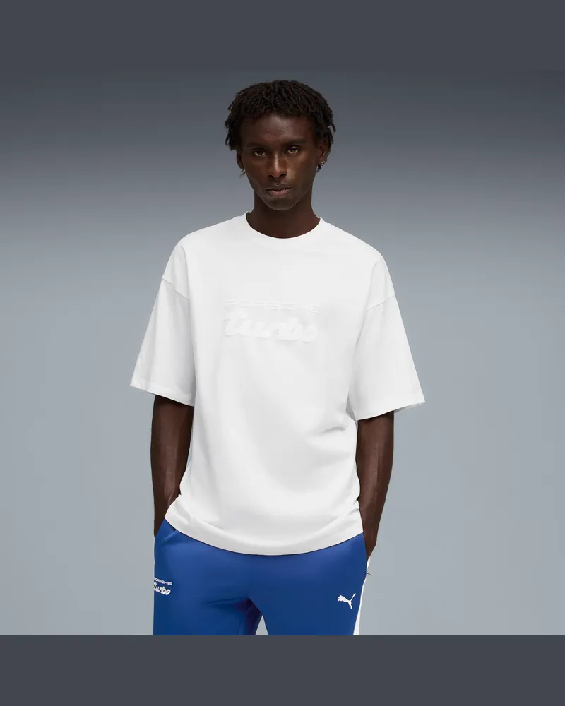 Puma T-shirt Porsche Legacy Essentials da uomo, Abbigliamento, Bianco White
