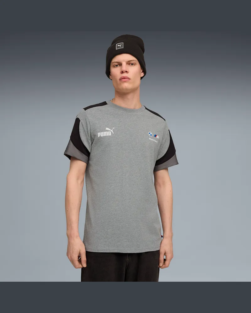 Puma T-shirt BMW MMS MT7+ da uomo, Abbigliamento, Grigio Gray