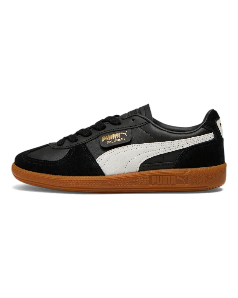 Puma Sneakers Palermo in pelle da donna, Scarpe, Nero Black