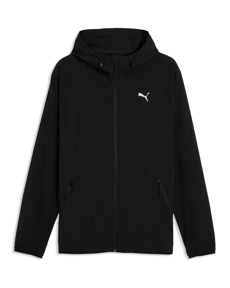Puma Giacca con zip in tessuto PWRTRAIN da uomo, Abbigliamento, Nero Black
