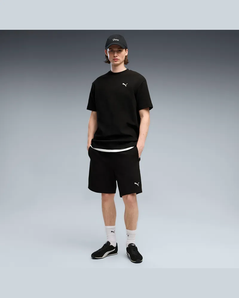 Puma Shorts Essentials Elevated dal taglio morbido da uomo, Abbigliamento, Nero Black