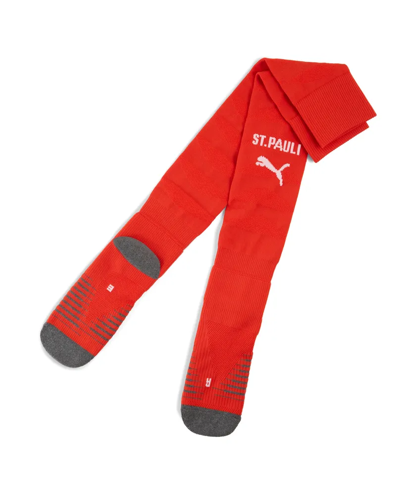 Puma Calzettoni FC St. Pauli 25/26 da uomo, Abbigliamento, Rosso Red